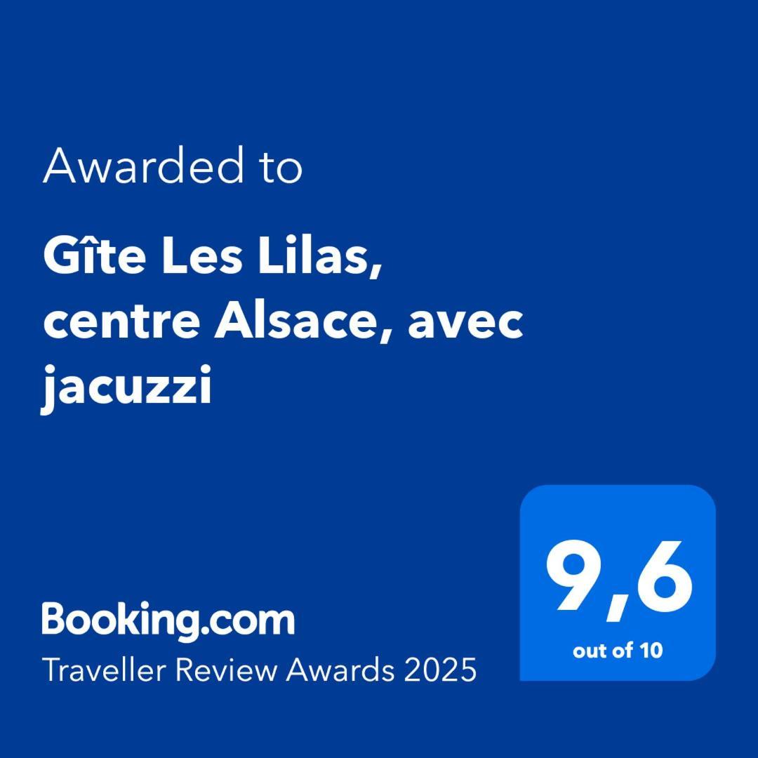 Gite Les Lilas, Centre Alsace, Avec Jacuzzi Mackenheim エクステリア 写真